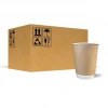 8 Oz Bariyerli (Unicup) Kraft Double Wall Karton Bardak 1000 Adet