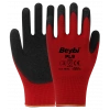 Beybi PL-9 Örme Kırmızı Siyah Nitril Eldiven