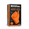 MasterForce Turuncu Nitril M Beden Eldiven 50 li