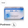 Haspet Pudrasız Vinil Eldiven L Beden