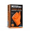 MasterForce Turuncu Nitril L Beden Eldiven 50 li