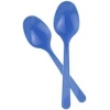 May Plastik Renkli Kaşık Mavi 25 Li