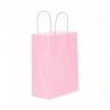 Pembe Kraft Çanta Büyük Boy 31x12x41 cm 25 Adet