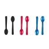 Plastik Renkli Küçük Tatlı Kaşığı 50 li