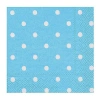 Roll-Up Açık Mavi Puantiyeli Peçete 1 Paket