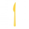 Sarı Plastik Bıçak 25 li