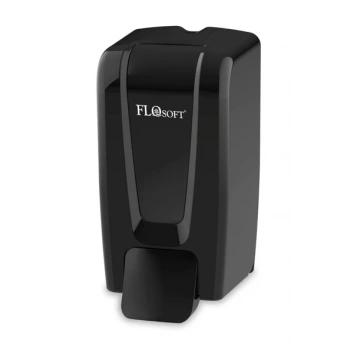 Flosoft Vera Manuel Gagalı Köpük Sabun Dispenseri Siyah -900 Ml(F246S)