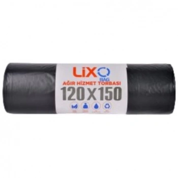 Ağır Hizmet Konteyner Çöp Torbası 120X150cm 1000 Gr (1 Rulo 10 Adet)