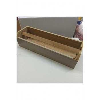 Ahşap Streç Film Folyo Kutusu 30 Cm