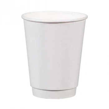 Bencup 12 Oz Bariyerli Beyaz Double Wall Karton Bardak 25 li