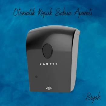 Carpex Nature Siyah Otomatik Köpük Aparatı Kartuşlu