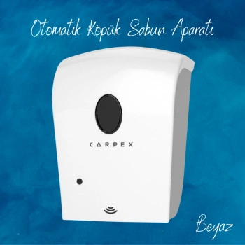 Carpex Nature Otomatik Sensörlü Beyaz Köpük Sabun Dispenseri Kartuşlu
