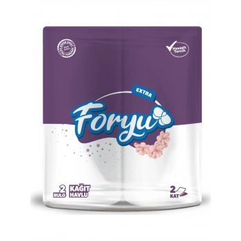 Clearly (Foryu) Ekstra Rulo Havlu 2 Li - 12 Paket