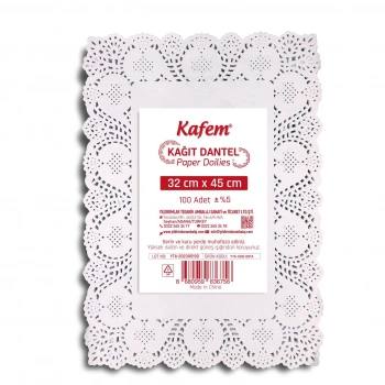 32x45 cm Dantel Kağıt 100 Adet