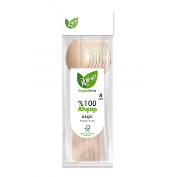 Doğaya Dönüş Ahşap Kaşık 8 Li