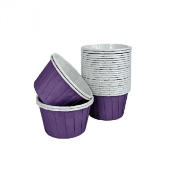 Dolphin Muffin-Kek Kapsülü Pastel Mor 50li