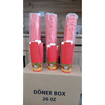 Döner Box 26 Oz-50 Adetli