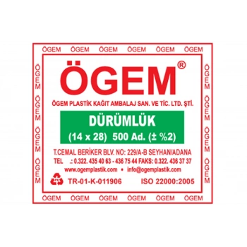 Dürüm Poşeti 14X28 500 Lü