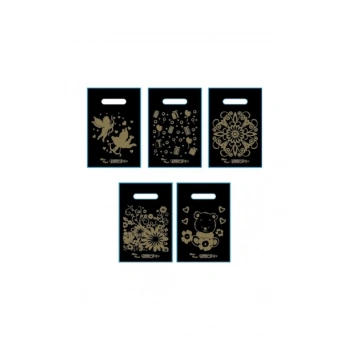 Ecoplast 0 Numara 100 Lü Baskılı 20*30 -50 Li - Siyah