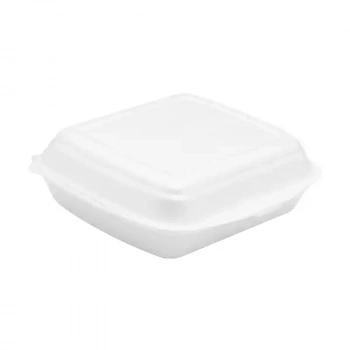 Ema Köpük Tabak Mod 23 C Bölmesiz Kapaklı -100 Adetli