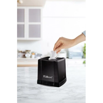 Flosoft Cömert V Katlama Peçetelik Siyah (F291S)