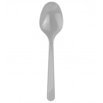 Gümüş Renkli Kaşık Plastik 25 Adet