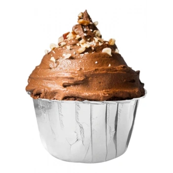 Kafem Gümüş Muffin Kabı 25li (K23)