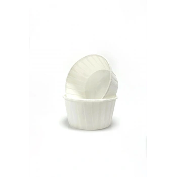 Kafem Muffin Kek Kapsülü Beyaz Büyük Boy 50li - K28