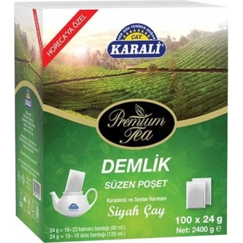 Karali Premium Demlik Poşet 24 Gr -100 Adet(2400 Gr)