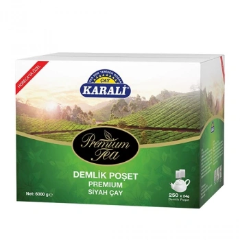 Karali Premium Demlik  Poşet 24 Gr- 250 Adet(6.000 Gr)