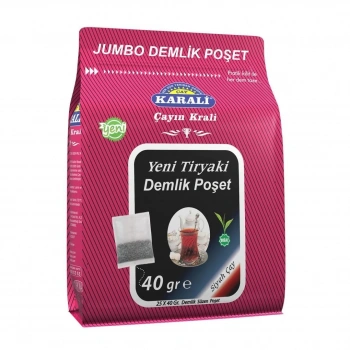Karali Tiryaki Demlik Poşet 40 Gr- 25 Adet