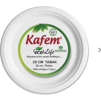 Karton Tabak 26 Cm Lİ 50 Lİ