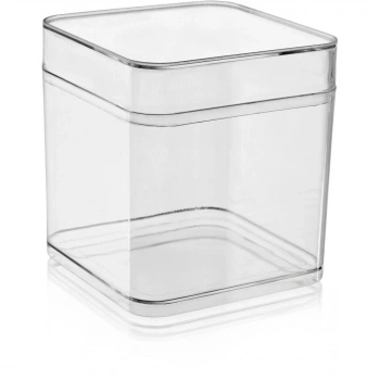 Kristal Kare Magnolya Kavanoz Moderna 270 Cc ve Kapağı