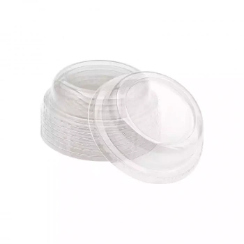 Kristal Plastik Ayaklı Tatlı Kasesi kapağı 50 Adet