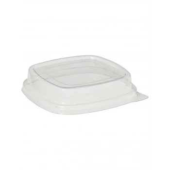 Kristal Yayvan Kare Tatlı Kabı Kapağı