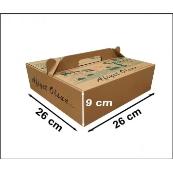 Lahmacun Kutusu 26x26x9 cm 100 Adet