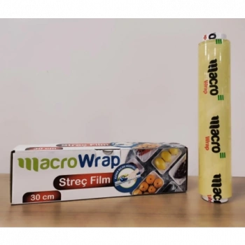 Makro Wrap Streç 8 Mikron Kutulu 30x300 Metre