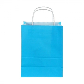 Mavi Kraft Çanta Orta Boy 25x12x31 cm 25 Adet