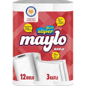 Maylo Rulo Havlu 12 Li
