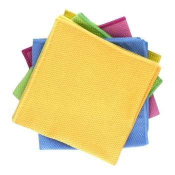 Mikrofiber Bakla Desen Cam Bezi 40x40 cm