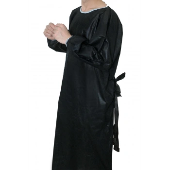 Önlük Tela Kalın Siyah