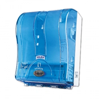 Palex Prestij Otomatik Havlu Dispenseri Şeffaf Mavi