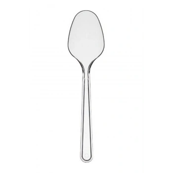 Plastik Küçük Sup Kaşık Şeffaf - 100lü