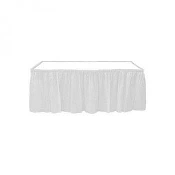 Roll-Up Beyaz Masa Eteği Plastik