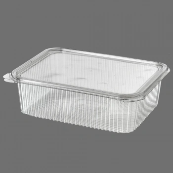 Sızdırmaz Düz Kapak Kap 1250 gr 50 Adet (Starpet)