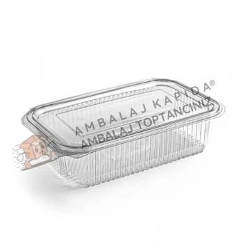 Sızdırmaz Plasteva Düz Kapak 750 cc - 100 Adet