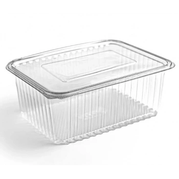 Sızdırmaz Plasteva Düz Kapak 2000 cc - 100 Adet