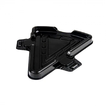 Star Üçgen Pasta Dilim Kutusu (SİYAH) 50 Li