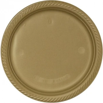 Starcup Party Tıme Renkli Tabak Altın 25 Li