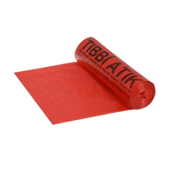 Tıbbi Atık Çöp Torbası Battal 500 gr ( 75x90 cm 500 gr)